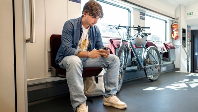 Fernreisen mit Fahrrad – nicht immer ganz so entspannend ... (Bild: ÖBB)