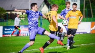 Heiße Szenen im Derby Gilgenberg gegen Eggelsberg. (Bild: Pressefoto Scharinger/Daniel Scharinger)
