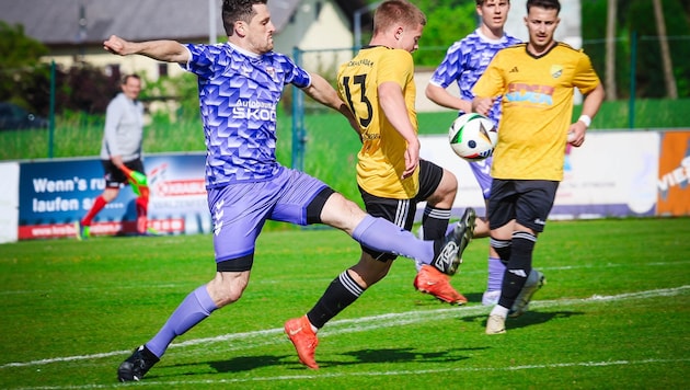 Heiße Szenen im Derby Gilgenberg gegen Eggelsberg. 