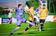 Heiße Szenen im Derby Gilgenberg gegen Eggelsberg. (Bild: Pressefoto Scharinger/Daniel Scharinger)