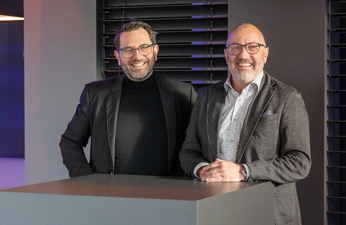 Roithmayr (li.) und Kraler diskutierten über die Rolle der Psychologie in der Bauindustrie