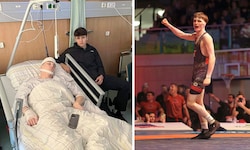 Ringer-Talent Muhamed Bektemirov denkt nach seiner OP bereits wieder an seine Rückkehr auf die ...