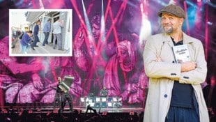 Imposant legte Basel vor: Beim Humor hat Stinatz schon jetzt die Nase vorn. (Bild: Krone KREATIV/Georgios Kefalas, Christian Schulter, Ueberreuter-B.Wirl)
