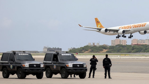 Ein Abschiebeflug aus den USA