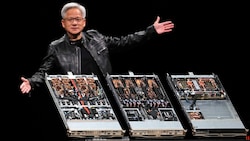 Nvidia-Chef Jensen Huang (Bild: AP/Chiang Ying-ying)