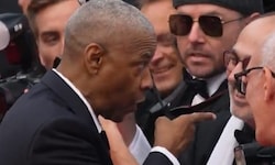 Denzel Washington ist stinksauer auf den Fotografen. 