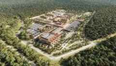 Die alten Strafkolonien in Französisch-Guayana waren berüchtigt für Zwangsarbeit, Isolation und Tod. So soll das neue Gefängnis am gleichen Standort aussehen.  (Bild: Facebook.com/Soutien aux Forces De l‘Ordre)