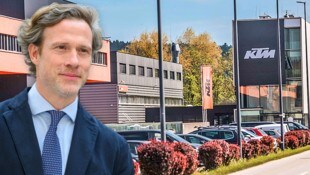 Seit September bei KTM und Pierer Mobility, seit Ende Jänner Vorstandsvorsitzender beider Gesellschaften: Gottfried Neumeister (Bild: Krone KREATIV/Daniel Scharinger Team FotoKerschi)