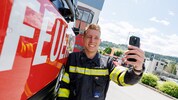Sein Alltag bei der Feuerwehr Voitsberg inspiriert den 26-Jährigen zu neuen Videoideen.