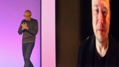 Microsoft-Chef Satya Nadella (links) und Elon Musk