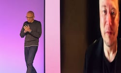 Microsoft-Chef Satya Nadella (links) und Elon Musk