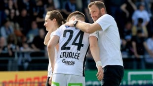 Sturm-Trainer Jürgen Säumel und sein Team haben im Titel-Poker die besten Karten. (Bild: GEPA)