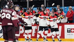 Österreichs Nationalteam hat den Aufwärtstrend eindrucksvoll bestätigt. (Bild: APA/AFP)