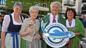 Renate Weingast, Marianne Goertz und Heide Kühnel (v. li.) genossen den Abend mit dem ...
