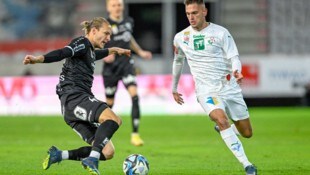 Felix Strauss (li.) warf für den SCR Altach alles auf den Platz.