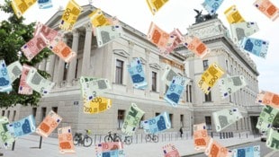 Die Defizitziele der Regierung bis 2028 werden laut Prognose deutlich verfehlt.  