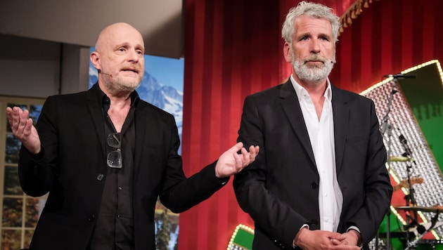 Stermann (re.) und Grissemann legen ihr erfolgreiches Bühnenprogramm ad acta.