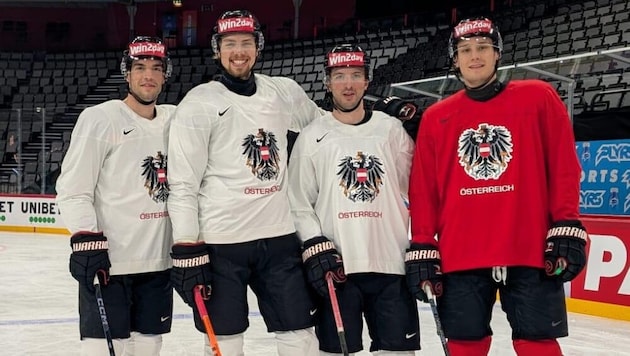Die Grazer Haudum, Stapelfeldt, Kainz und Huber (v.l.).