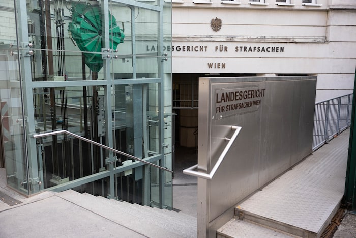 Neugebauer pleads not guilty in the Vienna Regional Court.