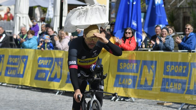 Daniel Kapeller im Zieleinlauf