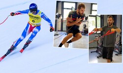 Cyprien Sarrazin schuftet und schuftet für ein Ski-Comeback.