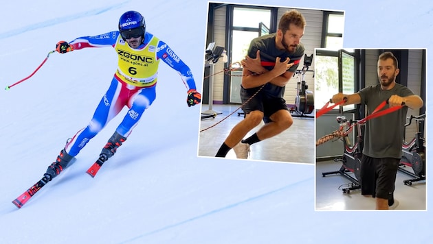Cyprien Sarrazin schuftet und schuftet für ein Ski-Comeback.