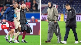 Konate (li.) fällt noch länger aus, Kjaergaard könnte bald auf den Platz zurückkehren. (Bild: GEPA/Andreas Tröster)