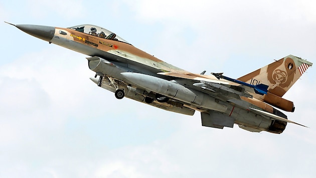 Ein israelischer F16-Kampfjet
