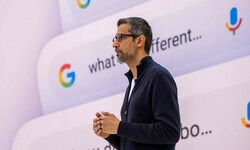 Google-Chef Sundar Pichai bei der Eröffnung der Entwicklerkonferenz I/O.