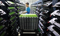 Batteriefabrik in China