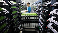 Batteriefabrik in China