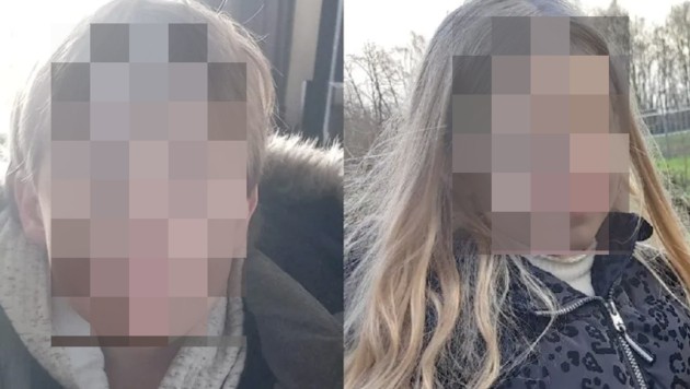 Jeffrey (10 Jahre) und Emma (8 Jahre) werden seit Samstag, dem 17. Mai, etwa seit 15.30 Uhr vermisst. Sie verschwanden aus der Umgebung von Beerta in der niederländischen Provinz Groningen, unweit der deutschen Grenze. (Bild: Polizei)