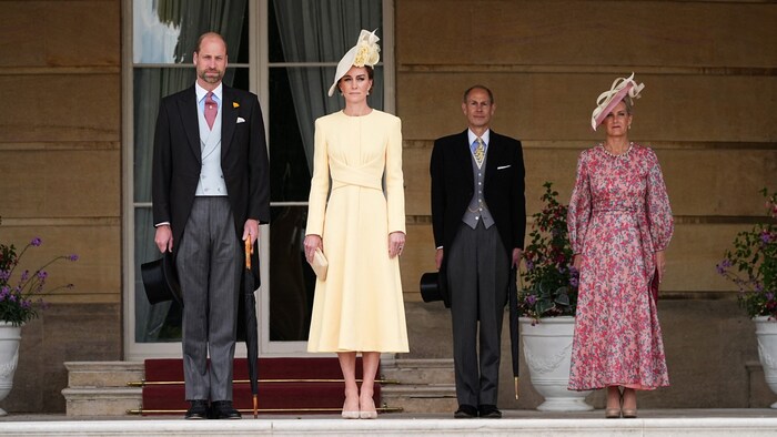 Als Unterstützung hatten William und Kate Prinz Edward und Herzogin Sophie mitgebracht.