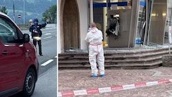 Die Sparkassen-Filiale in Reith im Alpbachtal geriet ins Visier der Bankomatsprenger. Die ...
