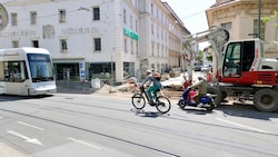 Hier mündet die neue Neutorlinie künftig in die Annenstraße.  (Bild: Jauschowetz Christian)