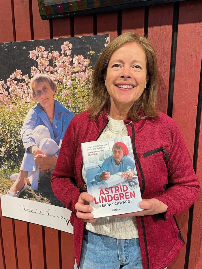 Autorin Sara Schwardt begann als Mädchen eine Brieffreundschaft mit Astrid Lindgren (links).
