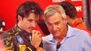 Zwei Generationen Carlos Sainz: Durch den Sohn hat der Vater viel Erfahrung über den Formelsport gesammelt. (Bild: GEPA)