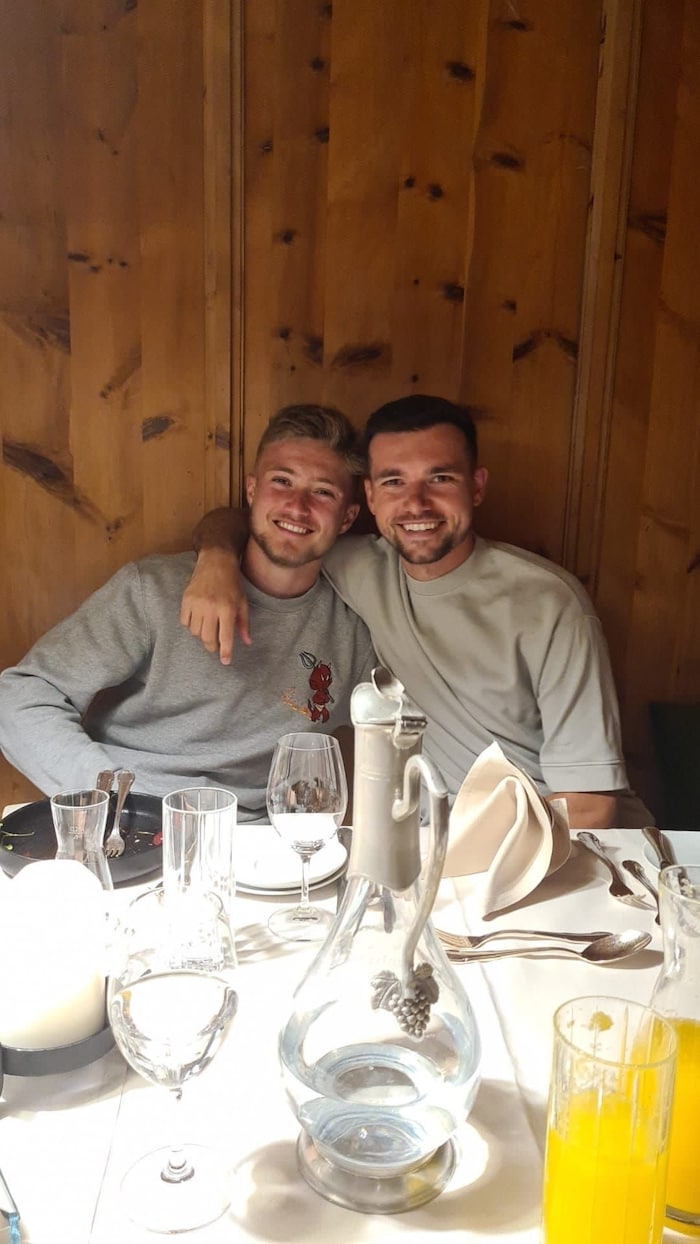 Mathew Collins ist gut mit Kevin Stöger, Profi bei Mönchengladbach befreundet.