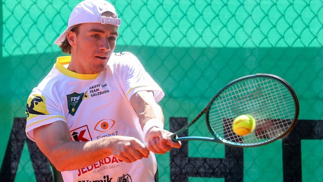 Seit Freitag in Wimbledon: Salzburgs Tennis-Ass Lukas Neumayer.