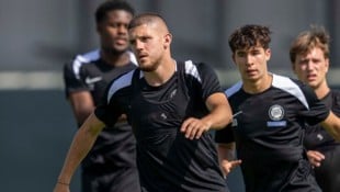Nach dem Mittwochtraining machte Sturm die Schotten dicht.