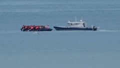 Flüchtlingsboot im Ärmelkanal (Symbolbild)