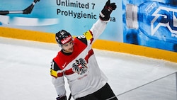 Lukas Haudum und Co. fordern heute Vize-Weltmeister Schweiz. (Bild: APA/AFP)