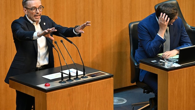 Herbert Kickl packte Abraham Lincoln ein, Alexander Pröll musste für die ÖVP einstecken ...
