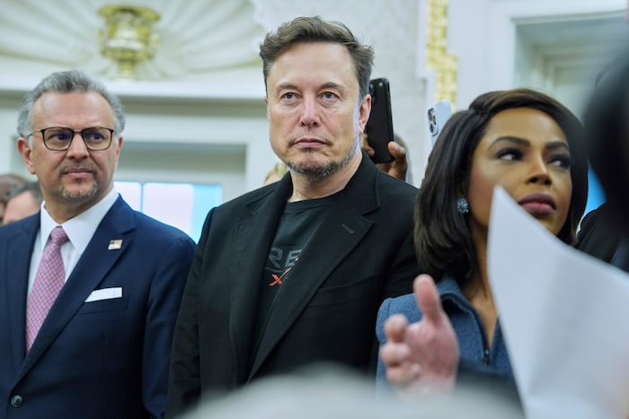 Musk war bei dem Treffen anwesend.