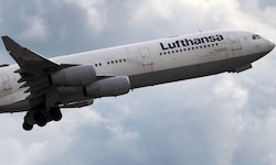 Ein Lufthansa-Airbus A340 (Symbolbild)