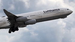 Ein Lufthansa-Airbus A340 (Symbolbild) (Bild: AFP/AFP or licensors)