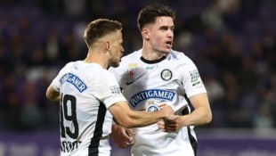 Max Johnston (rechts) ist für Sturm Graz im Sommer wohl nur schwer zu halten.