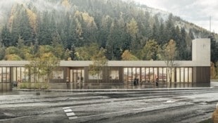 So soll das neue Einsatzzentrum in Radenthein aussehen.