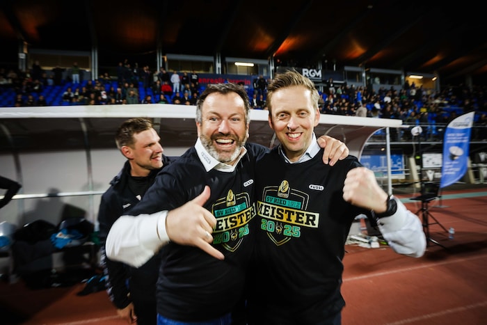 Ried-Präsident Thomas Gahleitner kann mit Vorstand Harald Jagereder derzeit nicht nur über sportliche, sondern auch über wirtschaftliche Erfolge jubeln.