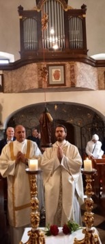 Bibel wortwörtlich: Christus wird in den Himmel aufgenommen. (Bild: Pfarre Gurnitz)